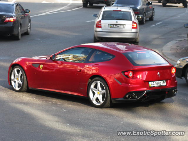 Ferrari FF spotted in Kiev, Ukraine