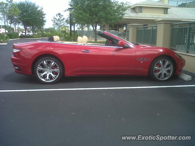 Maserati GranTurismo spotted in Bonita Springs, Florida