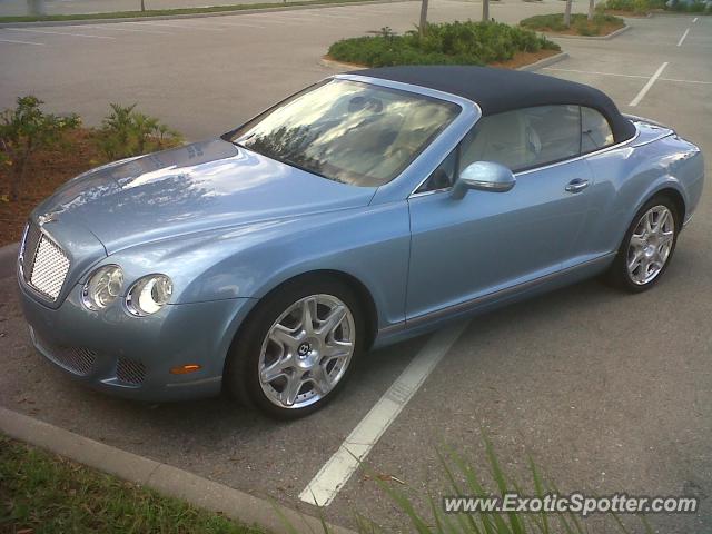 Bentley Continental spotted in Bonita Springs, Florida