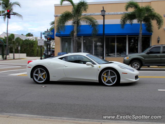 Ferrari 458 Italia spotted in Palm Beach, Florida