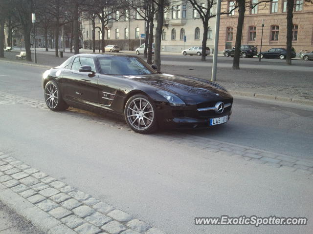 Mercedes SLS AMG spotted in Stockholm, Sweden