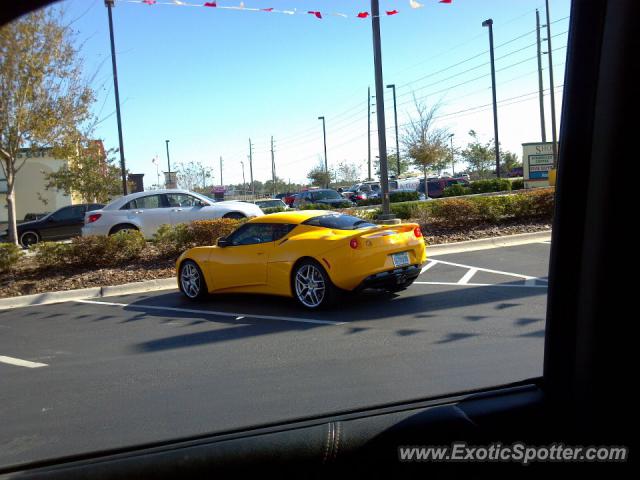 Lotus Evora spotted in Spring Hill, Florida
