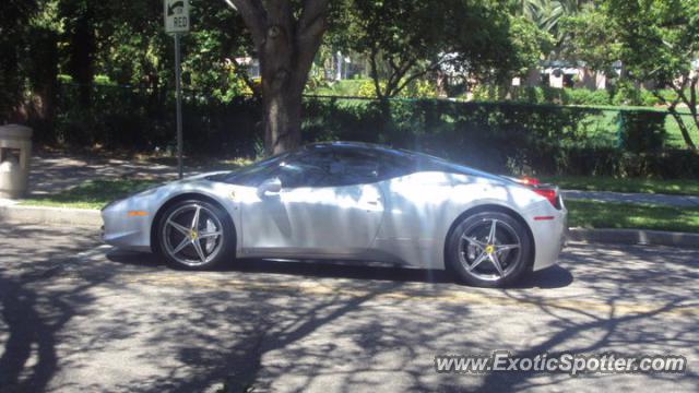 Ferrari 458 Italia spotted in St. Petersburg, Florida