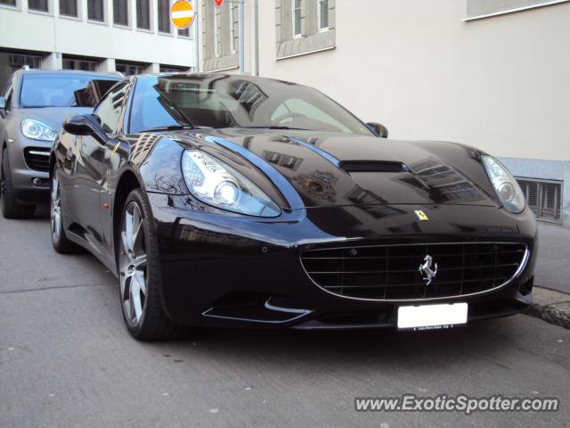 Ferrari California spotted in ZURICH, Switzerland