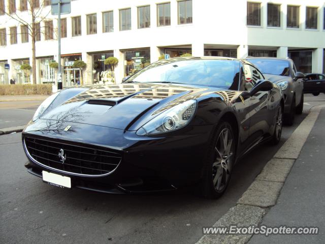 Ferrari California spotted in Zurich, Switzerland