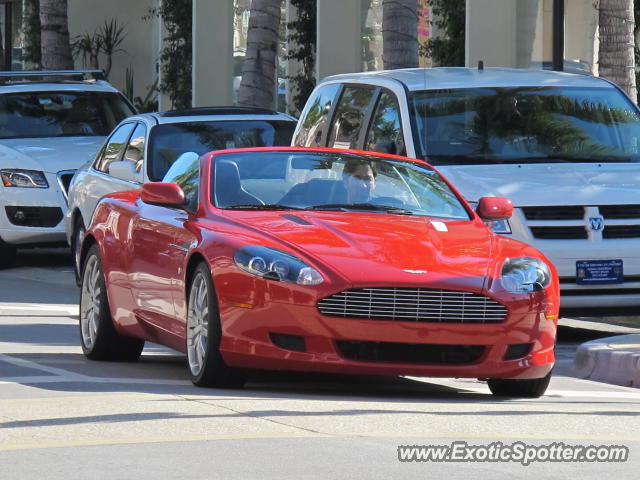 Aston Martin DB9 spotted in Palm Beach, Florida