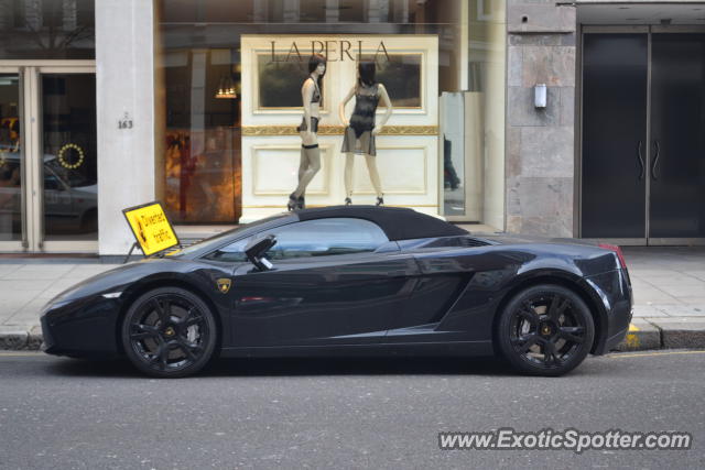 Lamborghini Gallardo spotted in London, United Kingdom