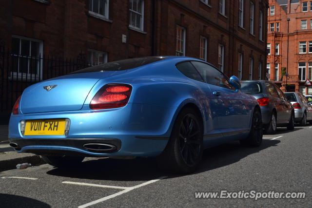 Bentley Continental spotted in London, United Kingdom