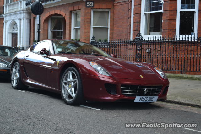 Ferrari 599GTB spotted in London, United Kingdom