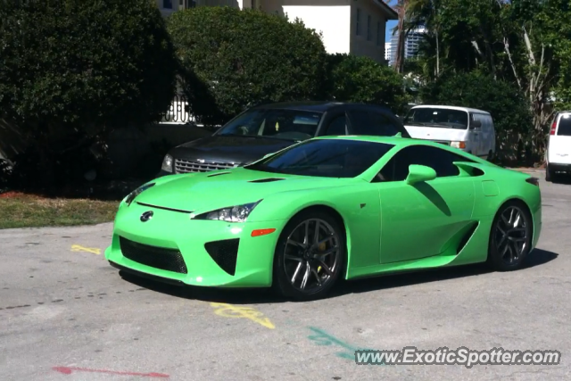 Lexus LFA spotted in Ft. Lauderdale, Florida