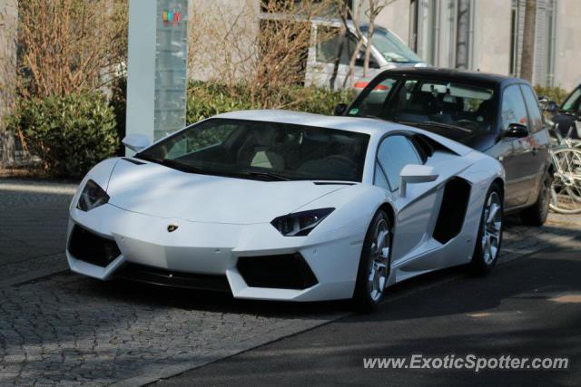 Lamborghini Aventador spotted in Berlin, Germany