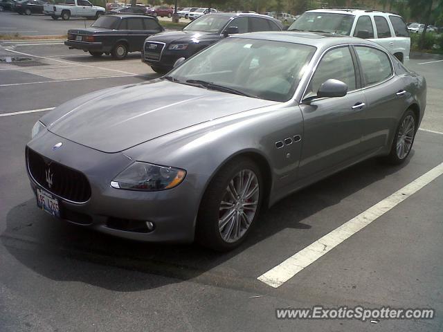 Maserati Quattroporte spotted in Estero, Florida