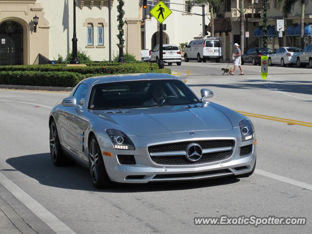 Mercedes SLS AMG spotted in Palm Beach, Florida