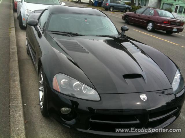 Dodge Viper spotted in Seattle, Washington