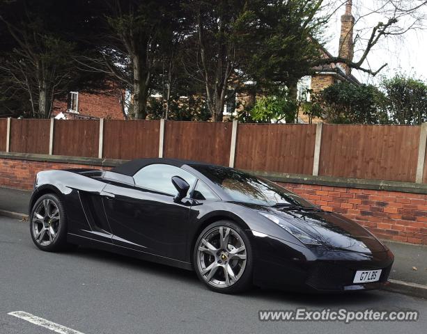 Lamborghini Gallardo spotted in Southport, United Kingdom