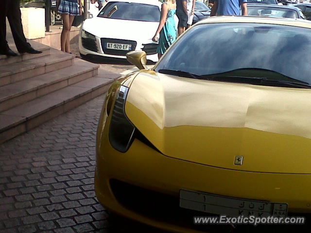 Ferrari 458 Italia spotted in Cannes, France