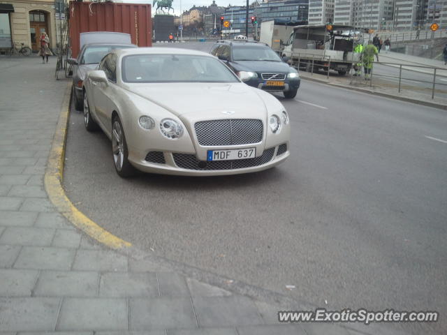 Bentley Continental spotted in Stockholm, Sweden