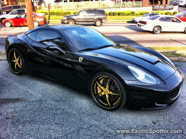 Ferrari California spotted in Atlanta, Georgia