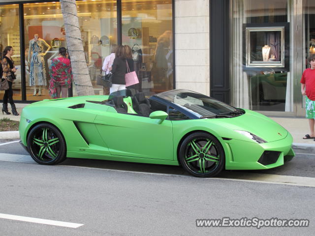 Lamborghini Gallardo spotted in Palm Beach, Florida