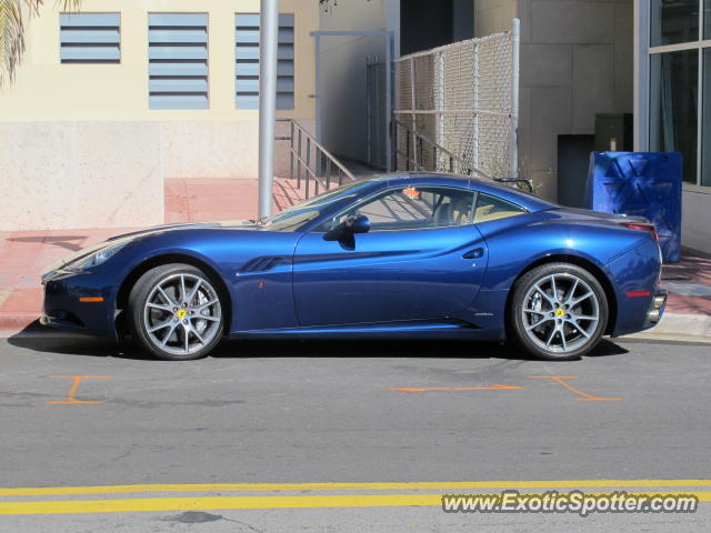 Ferrari California spotted in Miami, Florida