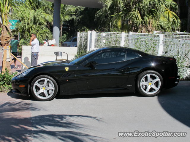 Ferrari California spotted in Miami, Florida