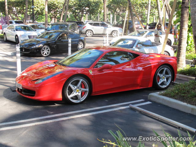 Ferrari 458 Italia spotted in Miami, Florida