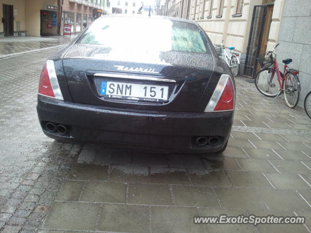 Maserati Quattroporte spotted in Stockholm, Sweden