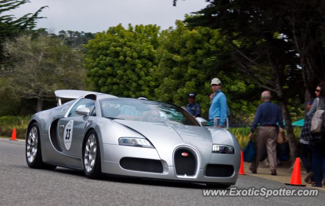 Bugatti Veyron spotted in Pebble Beach, California