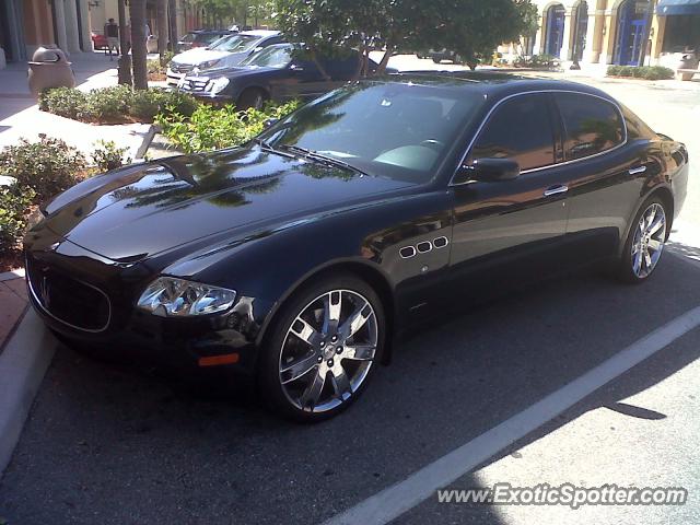 Maserati Quattroporte spotted in Estero, Florida