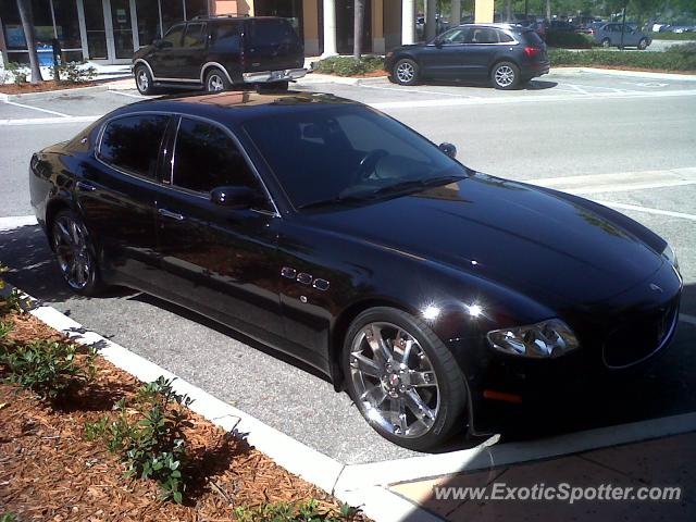 Maserati Quattroporte spotted in Estero, Florida