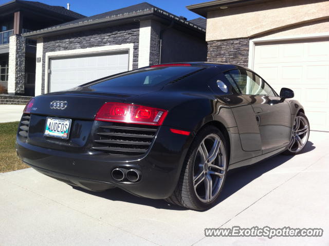 Audi R8 spotted in Winnipeg, Canada