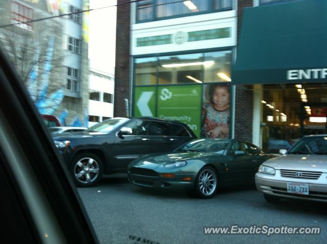 Aston Martin DB7 spotted in Seattle, United States