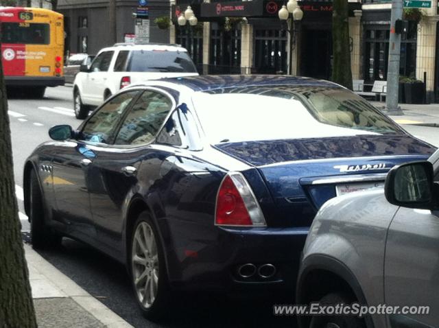 Maserati Quattroporte spotted in Seattle, United States
