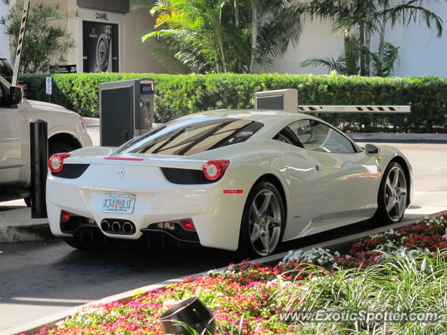 Ferrari 458 Italia spotted in Miami, Florida