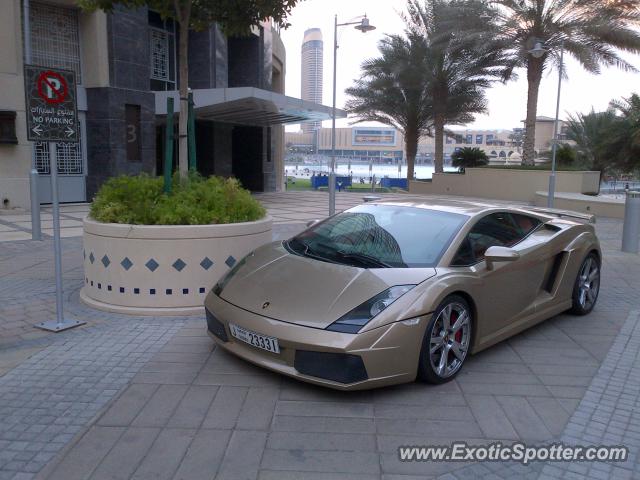 Lamborghini Gallardo spotted in Dubai, United Arab Emirates