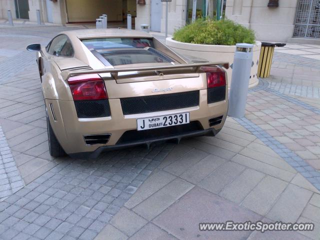 Lamborghini Gallardo spotted in Dubai, United Arab Emirates