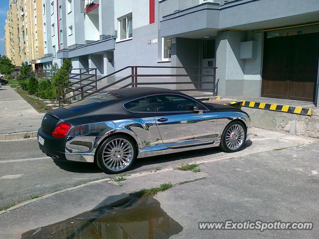 Bentley Continental spotted in Bratislava, Slovakia
