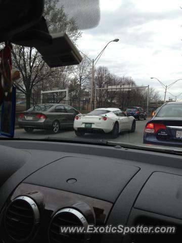 Lotus Evora spotted in Boston, Massachusetts