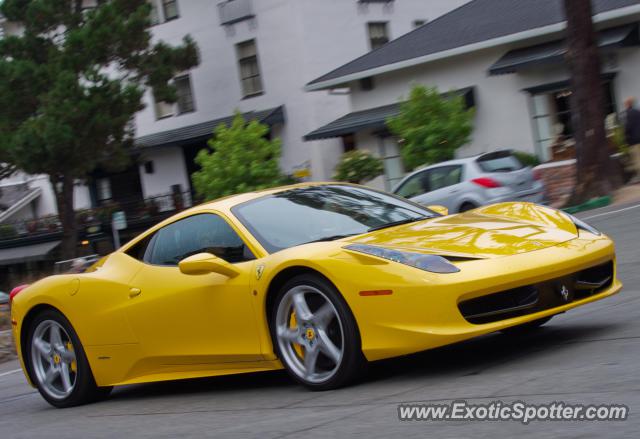 Ferrari 458 Italia spotted in Carmel, California