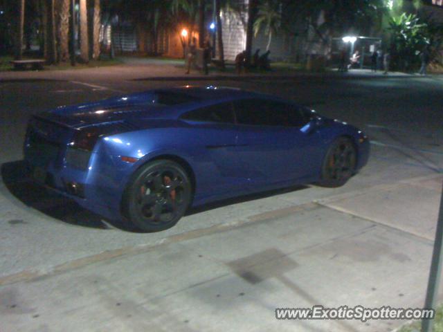 Lamborghini Gallardo spotted in Miami, Florida