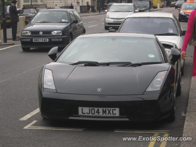 Lamborghini Gallardo spotted in London, United Kingdom