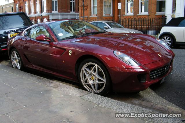 Ferrari 599GTB spotted in London, United Kingdom