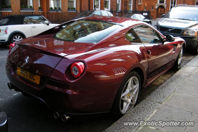 Ferrari 599GTB spotted in London, United Kingdom