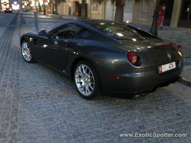 Ferrari 599GTB spotted in Dubai, United Arab Emirates