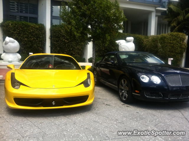 Ferrari 458 Italia spotted in Miami, Florida