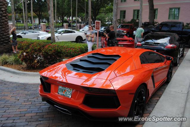 Lamborghini Aventador spotted in St. Petersburg , Florida