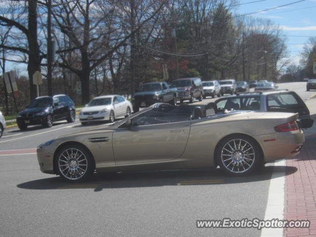 Aston Martin DB9 spotted in Verona, New Jersey