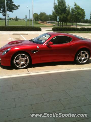 Alfa Romeo 8C spotted in Plano, Texas