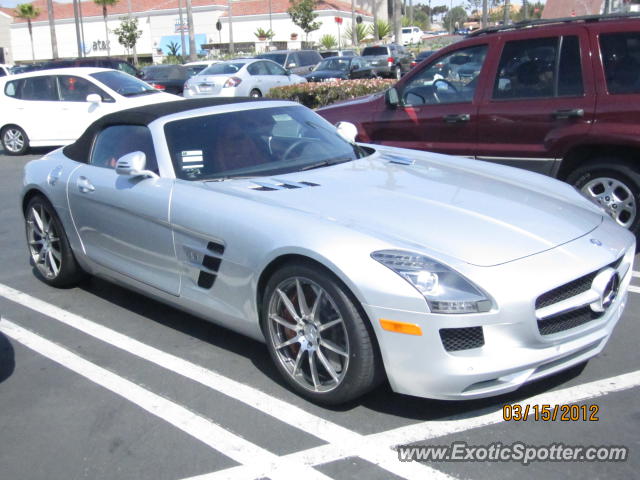 Mercedes SLS AMG spotted in Del Mar, California