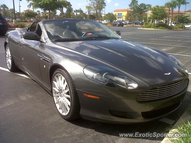 Aston Martin DB9 spotted in Estero, Florida